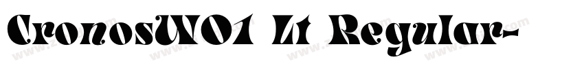 CronosW01 Lt Regular字体转换 CronosW01 Lt Regular字体转换